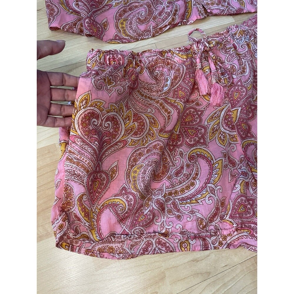 SOMA Women’s Cotton Voile Long Sleeve Pajama Set Size XL - Picture 11 of 13